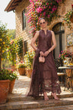 D3 -Espresso Rose Saadia Asad Brand Original Fabrics