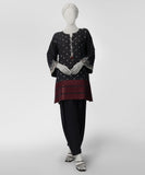 JST-S-26-2462/S Daraee-03 Black Yarn Dyed Jacquard Junaid Jamshaid  Brand Original Fabrics