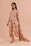 Nishat Linen 3 Piece - Printed Embroidered Suit - KFE24-14 Online Shopping
