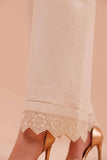 Nishat Linen Embroidered Trousers - KFE24-58 Online Shopping