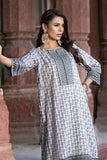 Nishat Linen 2 Piece - Printed Embroidered Suit - KFS24-10 Online Shopping