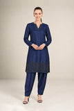 maria b MB-FS26-27-Navy Blue