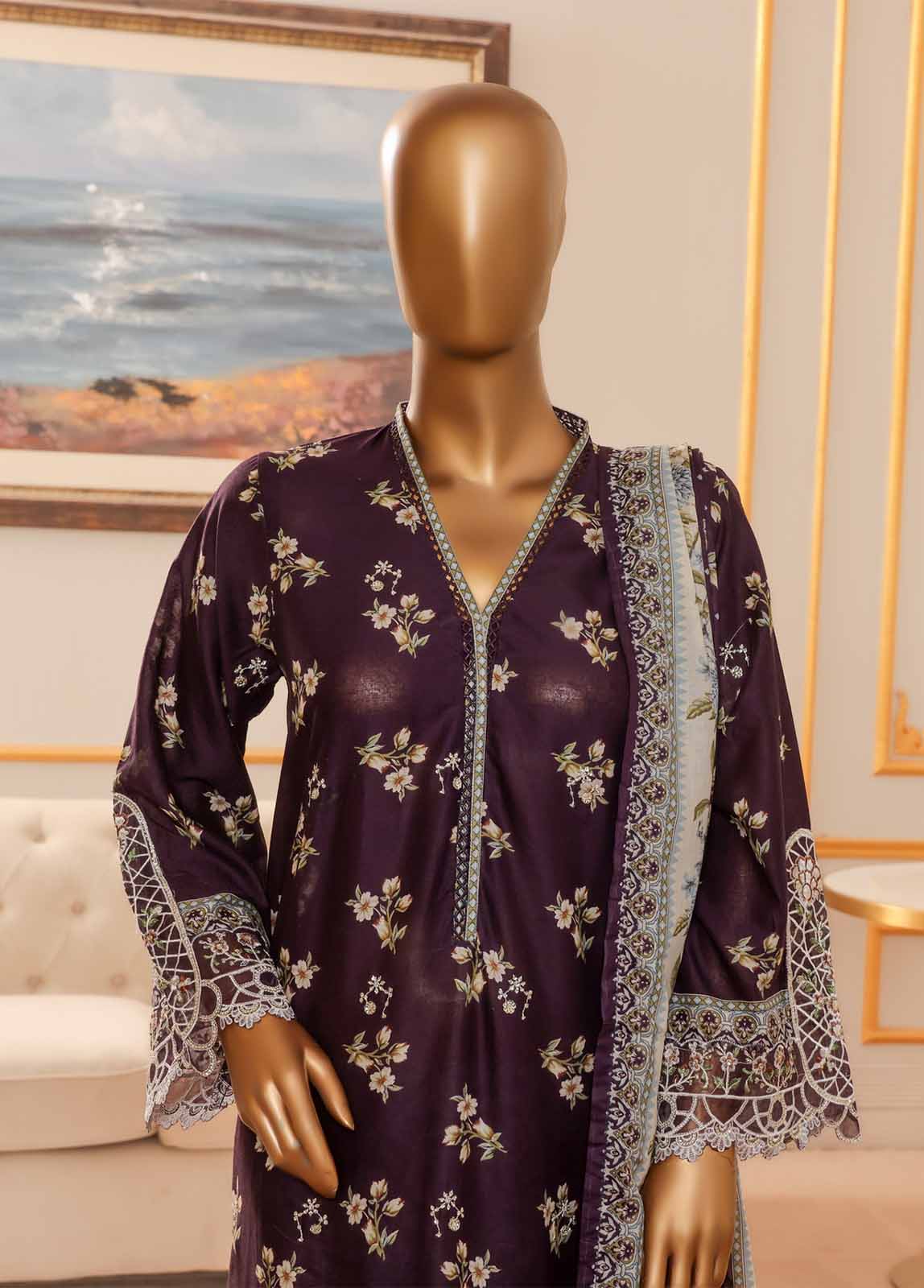 Bin Saeed NSM-071-EMB-R-64 Online Shopping