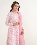 3PESUS26V132 Embroidered Cotton Satin Suit Sapphire Brand Original Fabrics