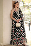 D4 - C- Monochrome Polka Saadia Asad Brand Original Fabrics