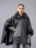 Limelight R5007CP-FRE-049-WoolenCapeShawl Online Shopping