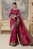 Maria B Saree Fusion Pink SF-W23-57 Online Shopping