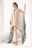 SF-EF26-11 Beige and Green  Maria B Brand Original Fabrics