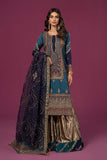 Maria B SFF2427-ESM-BLU Online Shopping
