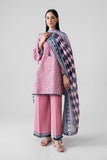 3 Piece Printed Suit U3P-NISHA26WV1-24 Nishat Linen Brand Original Fabrics