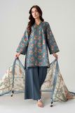 3 Piece Digital Printed Suit U3P-NISHA26WV1-56 Nishat Linen Brand Original Fabrics