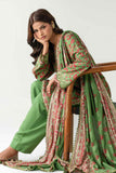 3 Piece Printed Embroidered Suit U3PE-NISHA26WV1-3 Nishat Linen Brand Original Fabrics