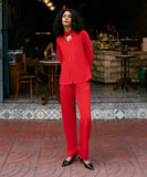 Sapphire Slouchy Trousers With Side Panels WBTMS25V2003 Online Shopping