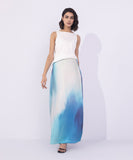 Sapphire Printed Satin Skirt WBTMS25V2015 Online Shopping