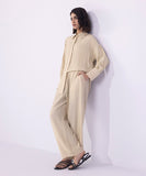 Sapphire Straight-Fit Textured Trousers WBTMS25V2016 Online Shopping