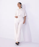 Sapphire Straight-Leg Textured Trousers WBTMS25V2019 Online Shopping