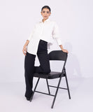 Sapphire Straight-Fit Cotton Twill Trousers WBTMS25V2025 Online Shopping
