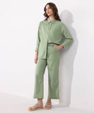 Sapphire Pull-on Linen Blend Trousers WBTMS25V3007 Online Shopping