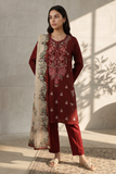 Embroidered Kurta Dupatta Trouser - 1957 Zellbury Brand Original Fabrics