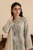 Kurta Dupatta Trouser - 2184 Zellbury Brand Original Fabrics
