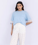 Sapphire Lace Trim T-Shirt WTOPS25V2002 Online Shopping