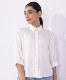 Sapphire Cropped Shirt With Elasticated Sleeves WTOPS25V2014 Online Shopping