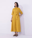 Sapphire Embroidered Dress With Belt WTOPS25V2018 Online Shopping