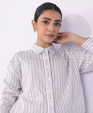 Sapphire Striped Cropped Shirt WTOPS25V2027 Online Shopping