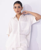 Sapphire Textured Short Sleeve Shirt WTOPS25V2036 Online Shopping