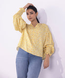 Sapphire Printed Top With Smocking Detail WTOPS25V2045 Online Shopping