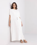 Sapphire T-Shirt Dress with Button Detail WTOPS25V3012 Online Shopping