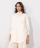 Sapphire Long Linen Blend Shirt WTOPS25V3022 Online Shopping