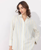 Sapphire Linen Blend Shirt With Gazette Detail WTOPS25V3023 Online Shopping