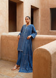 Blue-Jacquard-3 Piece  (WU3PSBS26K2M2) Bonanza Satrangi Brand Original Fabrics