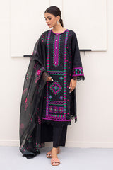 Zellbury Embroidered Shirt Shalwar Dupatta - 0366 Online Shopping