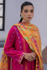 Zellbury Embroidered Shirt Shalwar Dupatta - 1125 Online Shopping