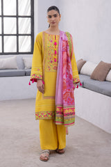 Zellbury Embroidered Shirt Shalwar Dupatta - 1126 Online Shopping