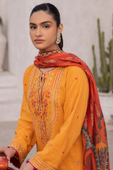 Zellbury Embroidered Shirt Shalwar Dupatta - 1149 Online Shopping