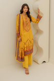 Zellburry Embroidered Shirt Shalwar Dupatta - 1244 Online Shopping