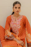 Zellburry Embroidered Shirt Shalwar Dupatta - 1245 Online Shopping