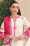 Zellburry Embroidered Shirt Shalwar Dupatta - 1252 Online Shopping
