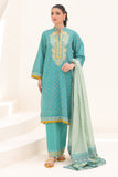Zellburry Embroidered Shirt Shalwar Dupatta - 1253 Online Shopping