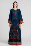 Saadia Asad D6-Teal-Blue Online Shopping