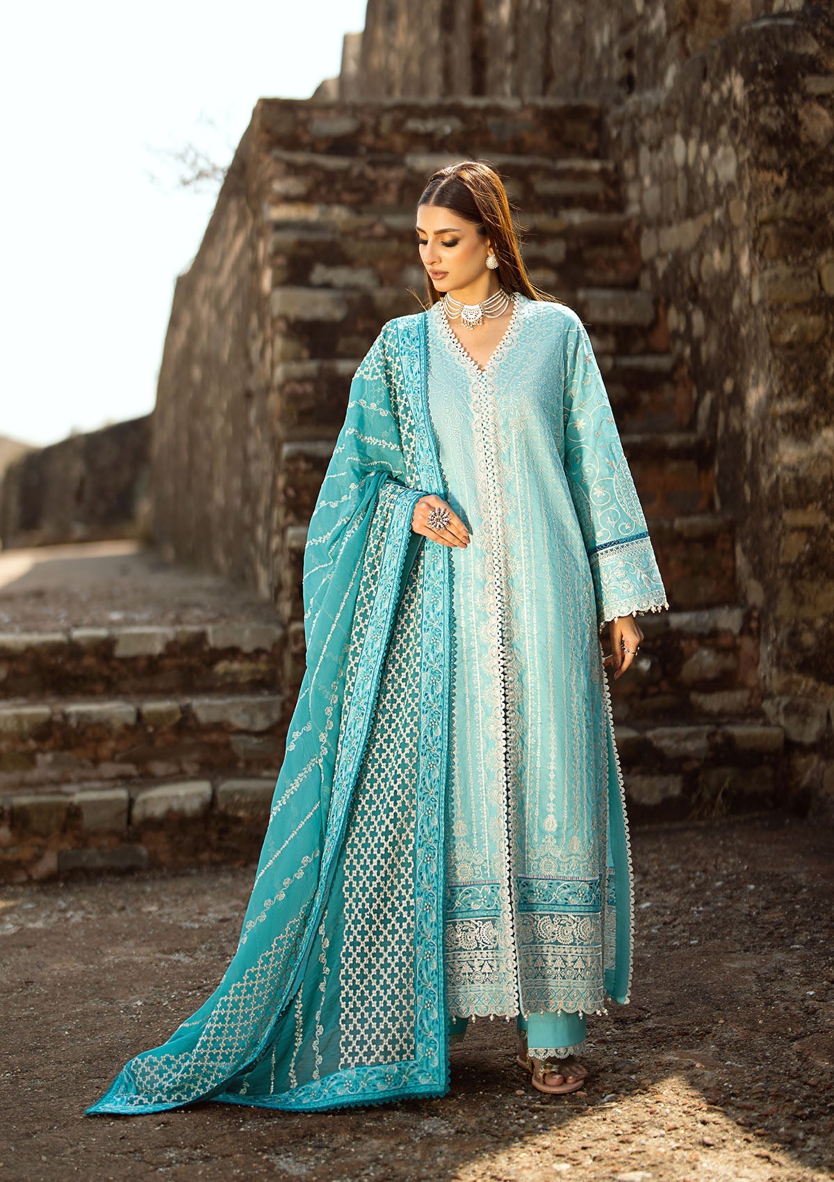 AIK Atelier Pardes Lawn Look 03 Online Shopping