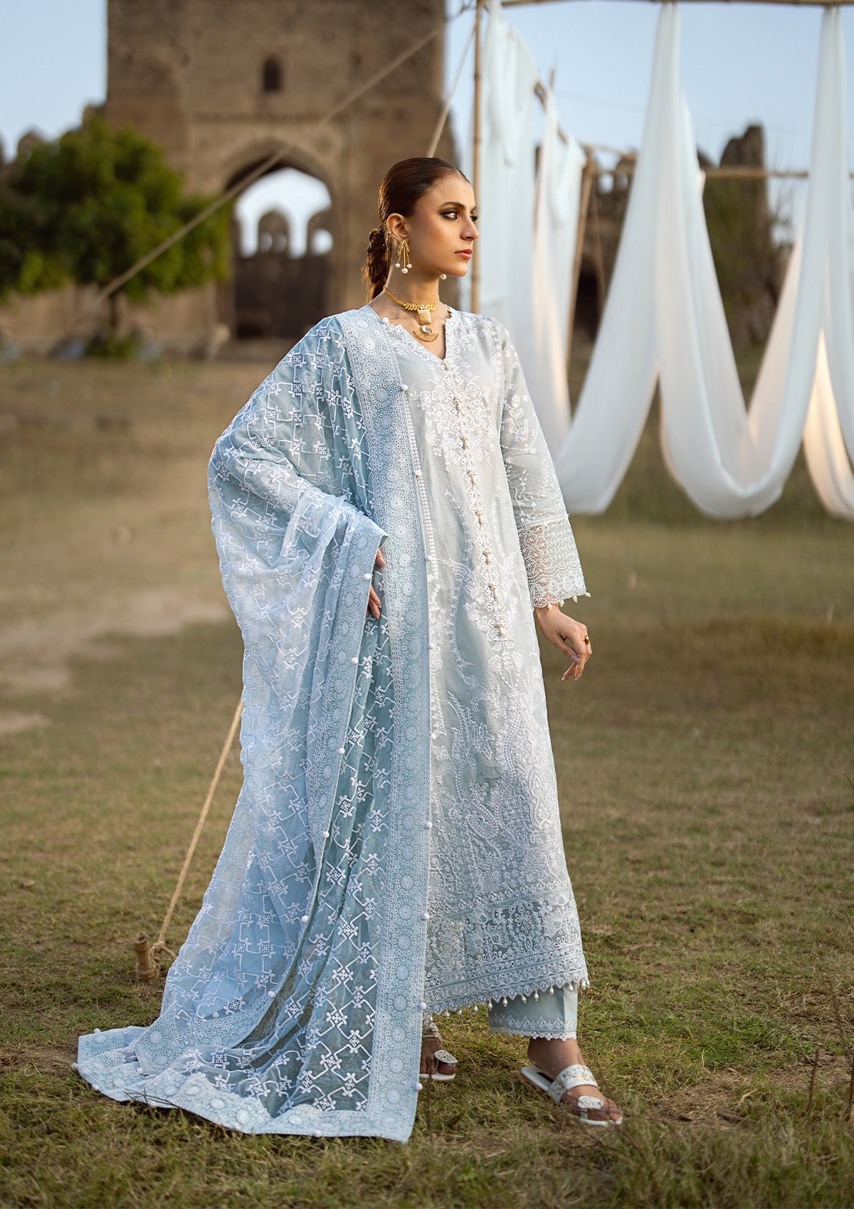 AIK Atelier Pardes Lawn Look 05 Online Shopping