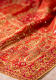 Shawl Coral Silk WDA26 AIK Atelier Brand Original Fabrics