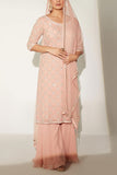 Amitabh Malhotra Peach tunic and sharara set Online Shopping