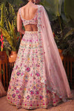 Aneesh Agarwaal Ivory embroidered lehenga set Online Shopping