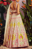 Aneesh Agarwaal Ivory embellished lehenga set Online Shopping