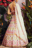 Aneesh Agarwaal Ivory embroidered lehenga set Online Shopping